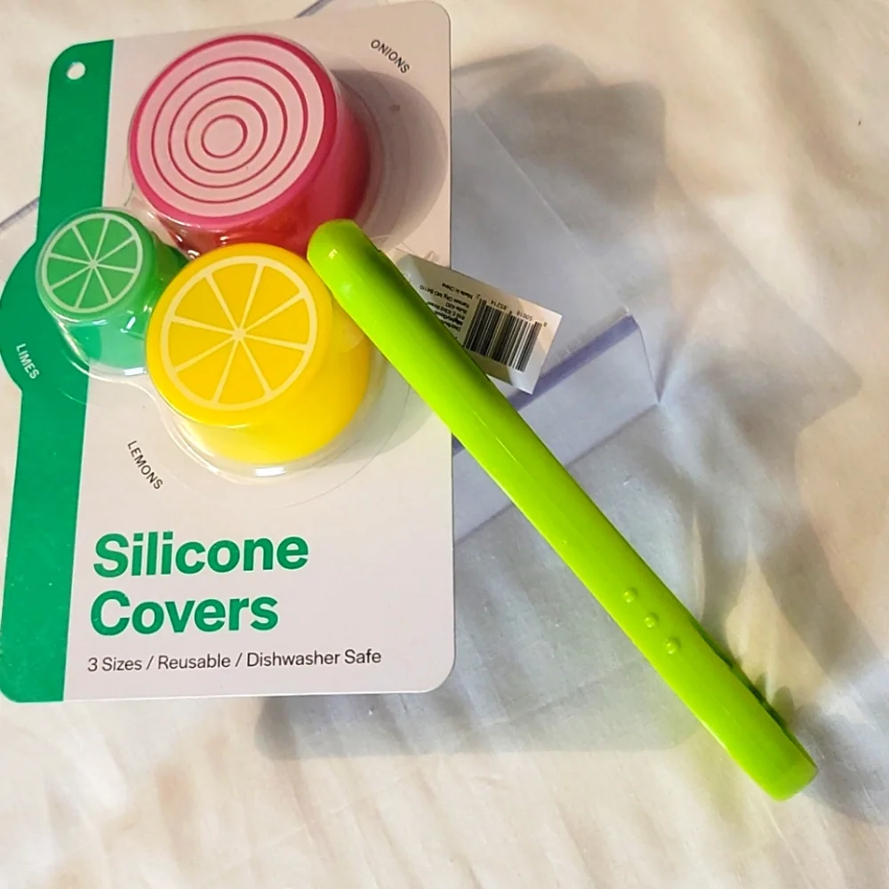 NEW Avocado Slicer & Silicone Food Covers